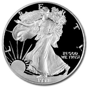 1991 USA 1oz Silver Proof EAGLE
